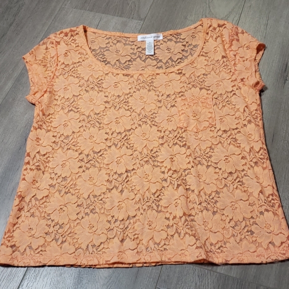 Ambiance Tops - Ambiance Apparel Lace Top - Medium